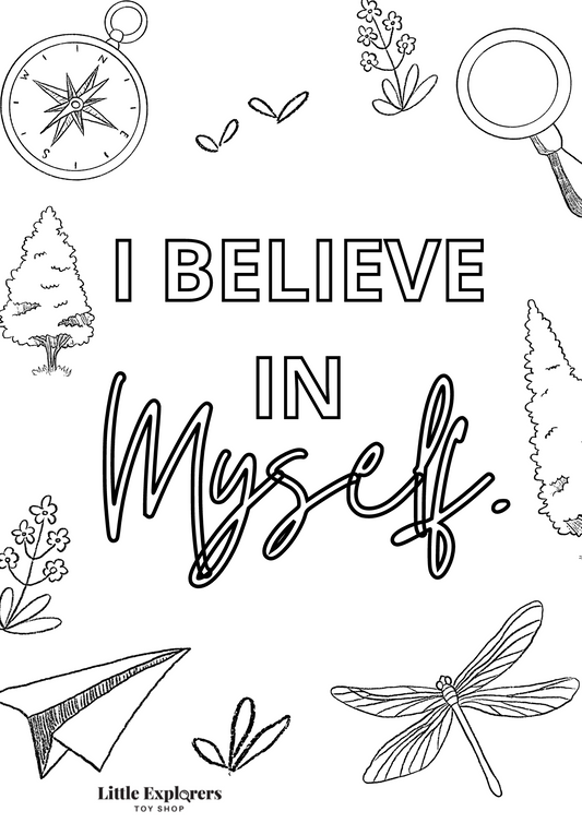 Affirmation Colouring Sheet
