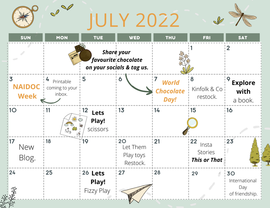 July Play Calendar