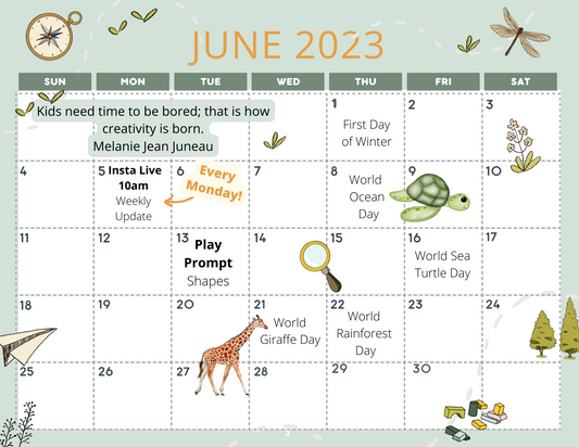 June 2023 - Play Calendar
