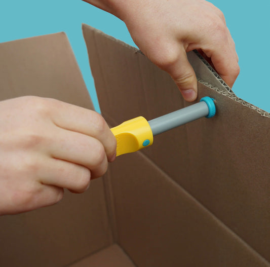 Scru-Driver | Upcycled Cardboard Construction Tool - Little Explorers Toy Shop - MakeDo