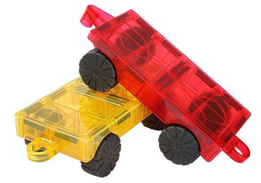 Magnetic Tile Car Base Pack (2 Piece) - Little Explorers Toy Shop - Learn And Grow Toys
