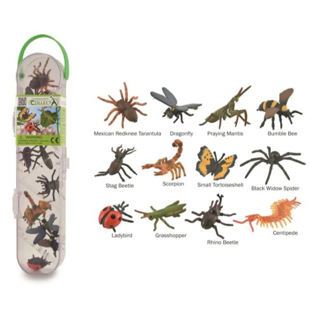 CollectA Mini Insects & Spiders Tube - Little Explorers Toy Shop - CollectA