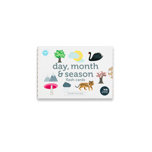 Day, Months, and Seasons Flash Cards - Little Explorers Toy Shop - Two Little Ducklings