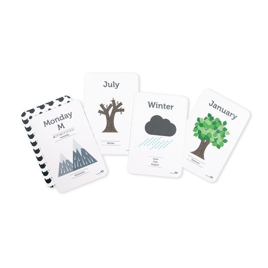 Day, Months, and Seasons Flash Cards - Little Explorers Toy Shop - Two Little Ducklings