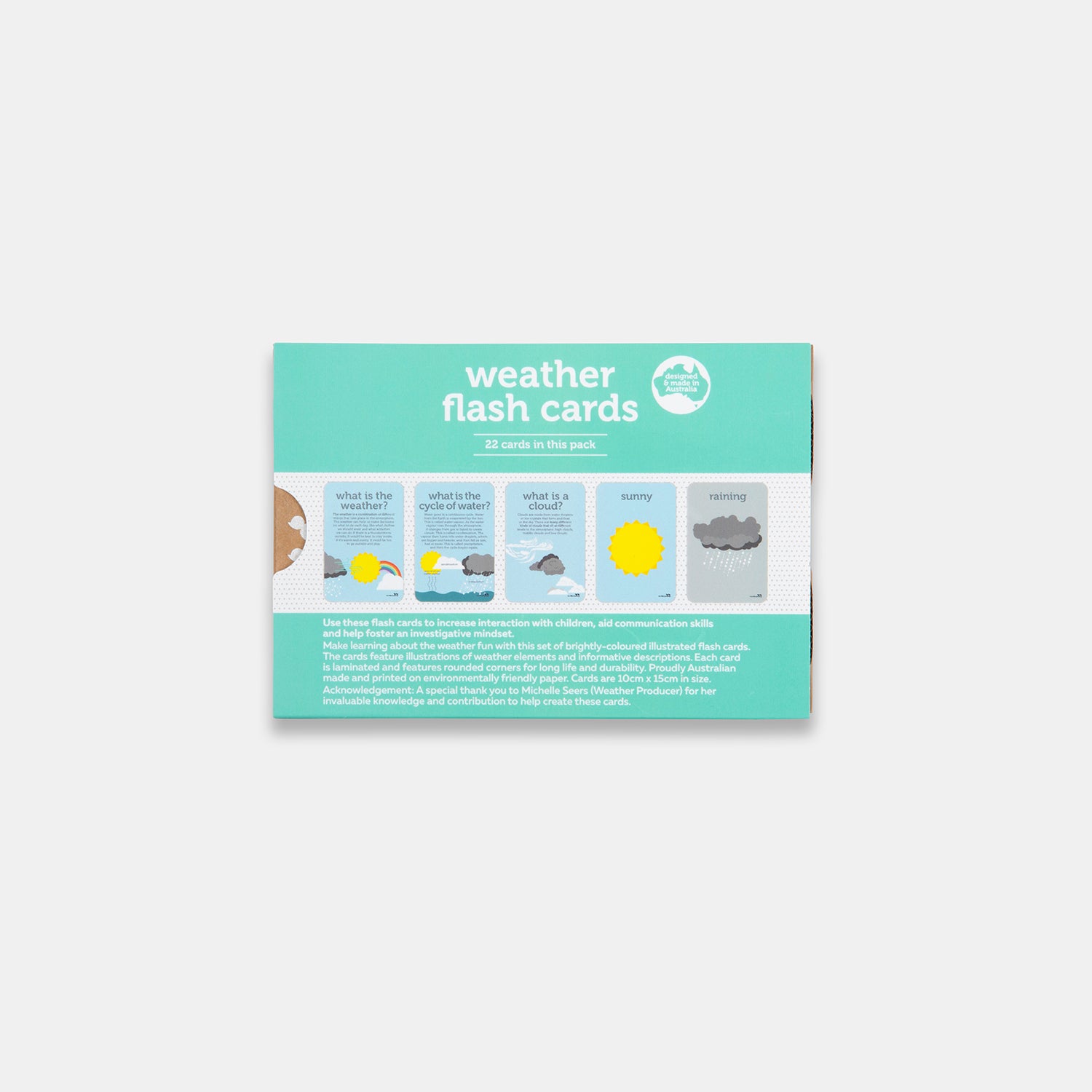 Weather Flash Cards - Little Explorers Toy Shop - Two Little Ducklings