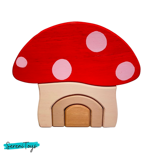 Mushroom Stacker - Little Explorers Toy Shop - Serenitoys