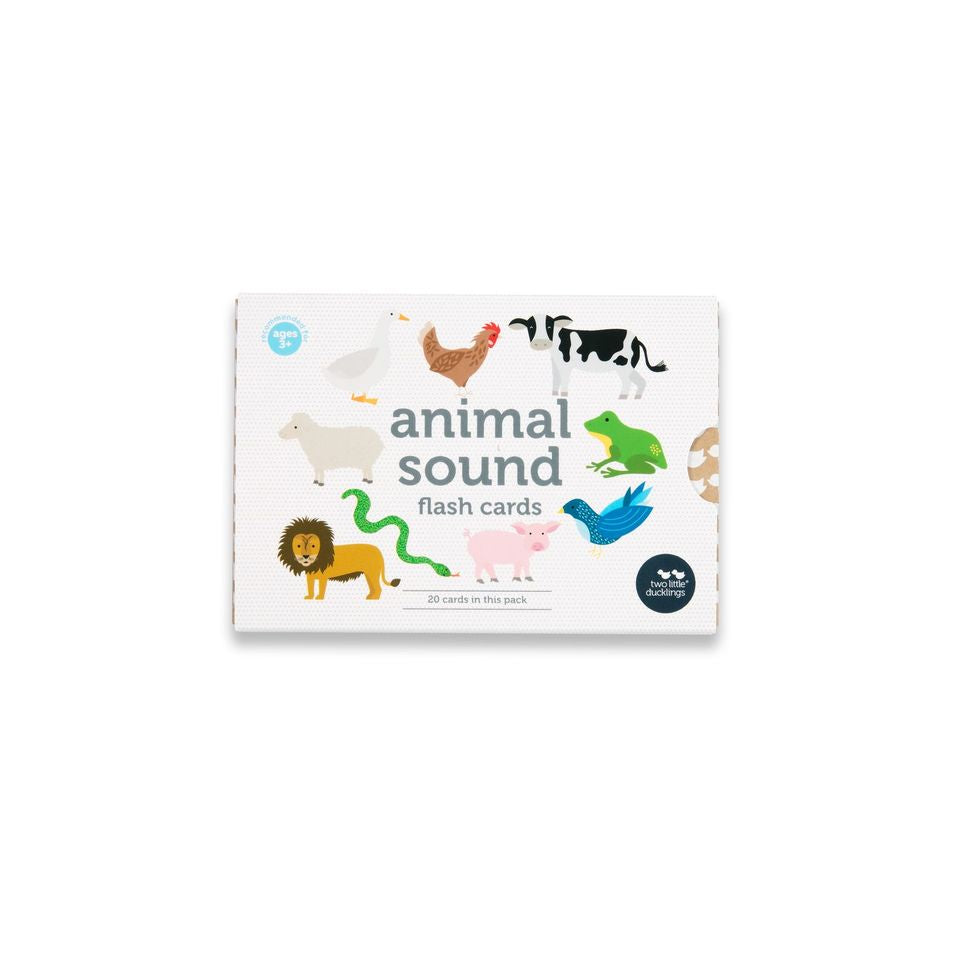 Animal Sound  Flash Cards - Little Explorers Toy Shop - Two Little Ducklings
